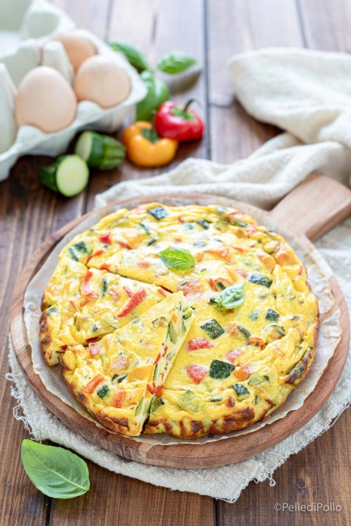 vegetable and ricotta frittata