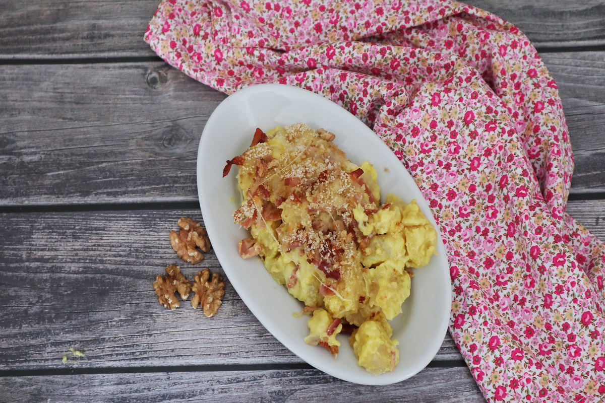 Baked Saffron Gnocchi