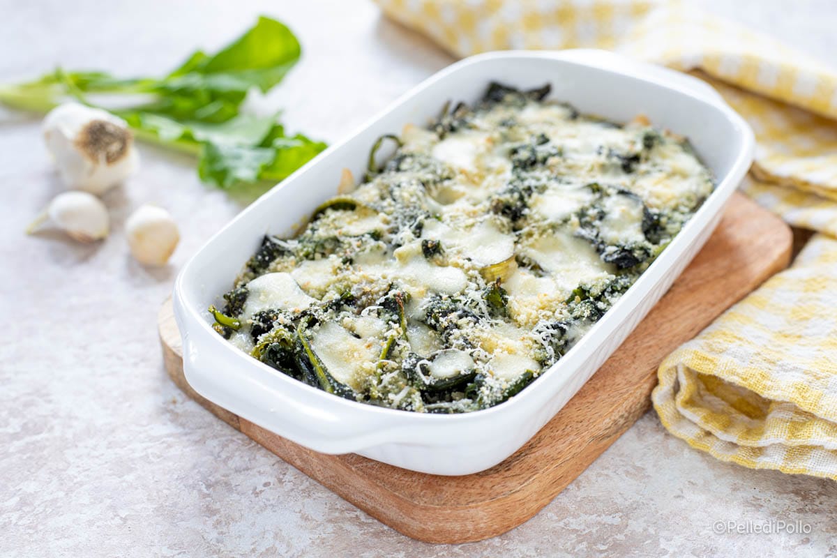 Baked Swiss Chard Gratin