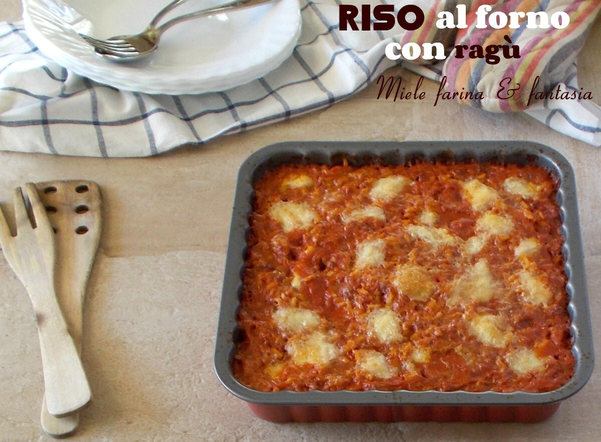 Baked Rice with Meat Sauce