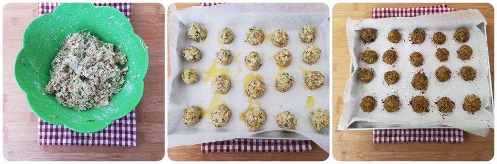 ZUCCHINI, POTATO, AND CARROT BALLS