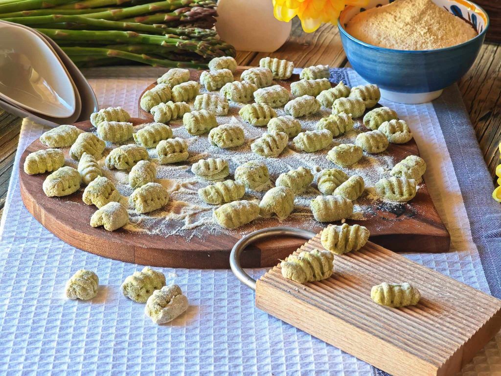Asparagus Gnocchi without Potatoes