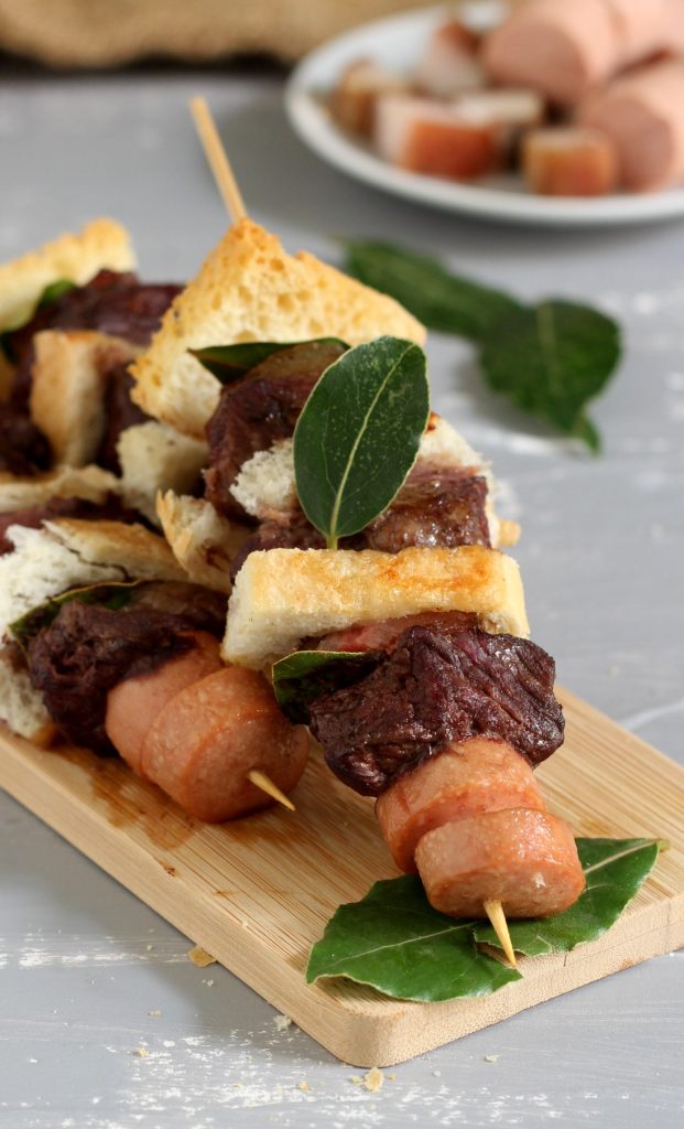 Baked Beef Skewers