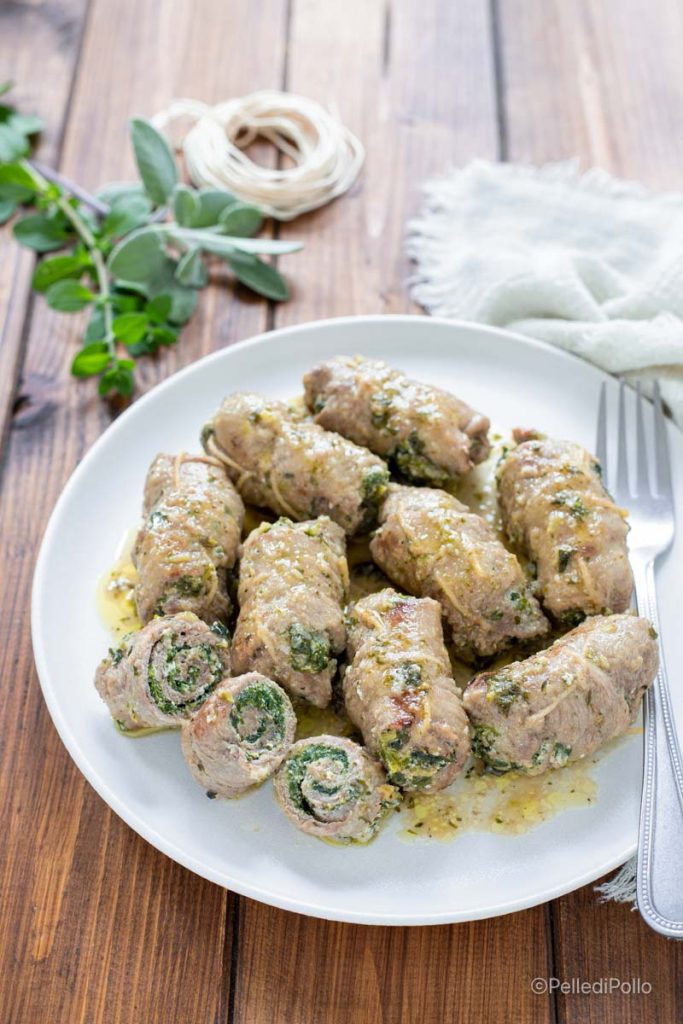 beef rolls with ricotta