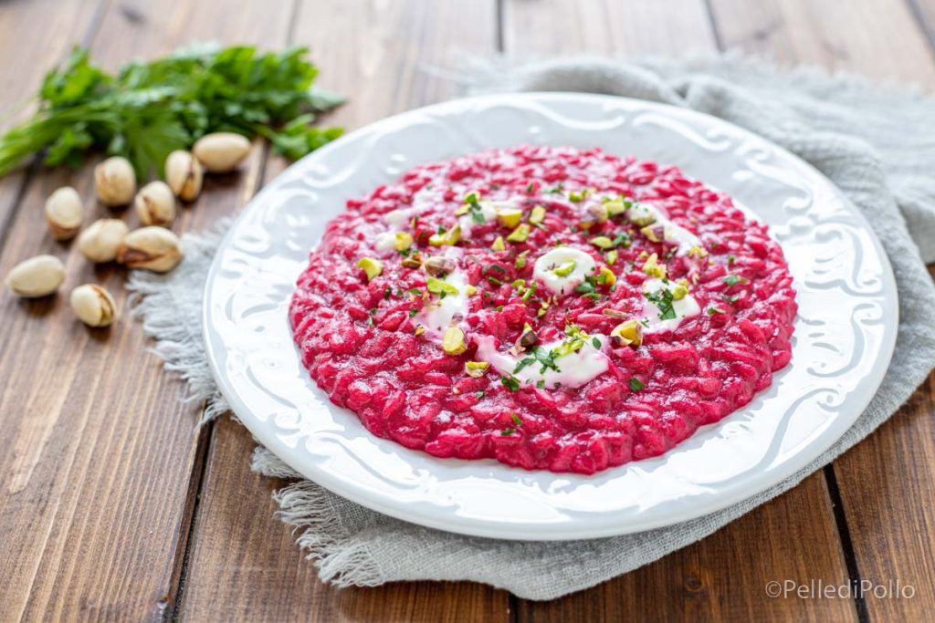 beet risotto