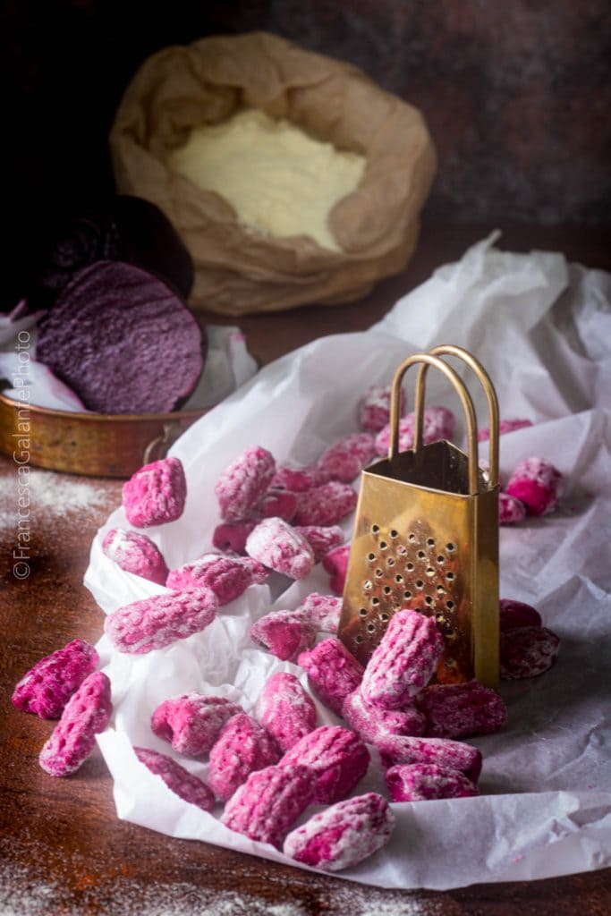 Beetroot Gnocchi without Eggs and Potatoes