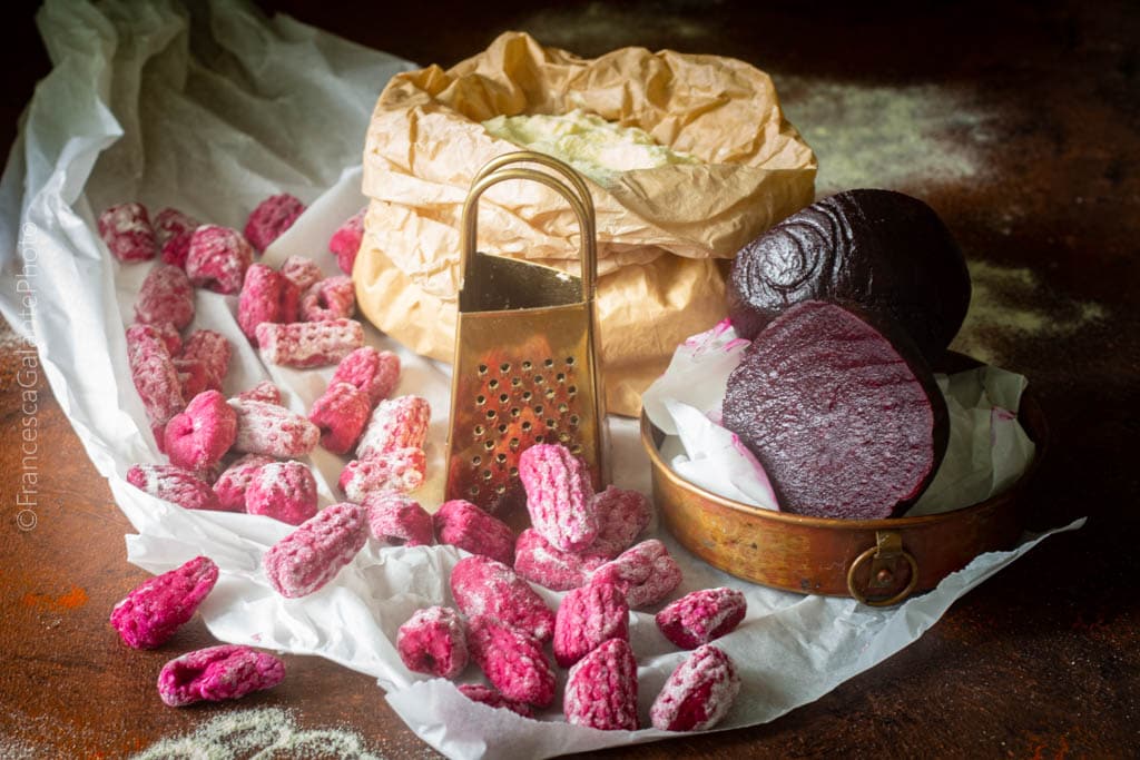 Beetroot Gnocchi without Eggs and Potatoes