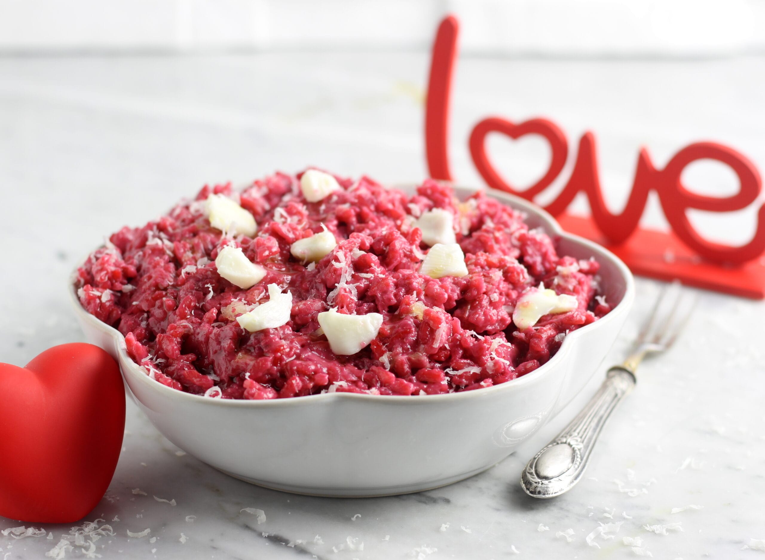 Beetroot Rice in a Pressure Cooker