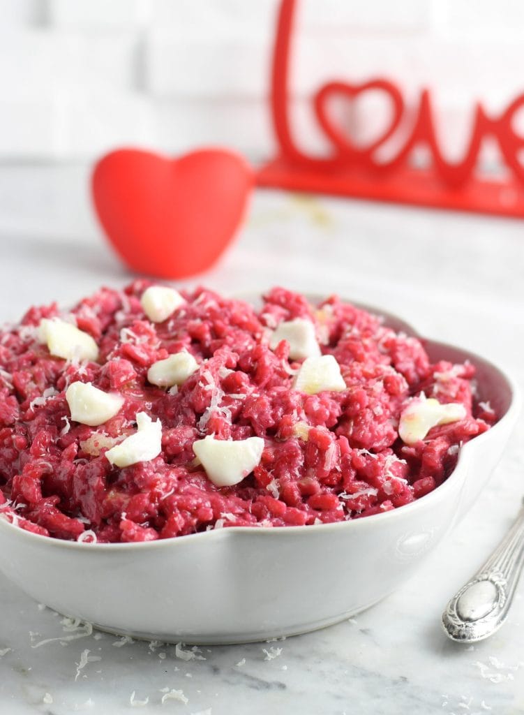 Beetroot Rice in a Pressure Cooker