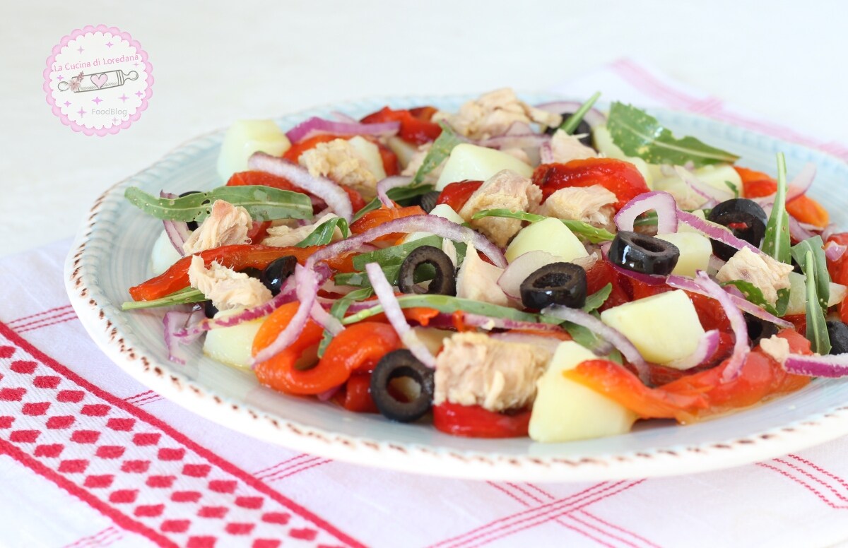 BELL PEPPER SALAD WITH TUNA the summer recipe