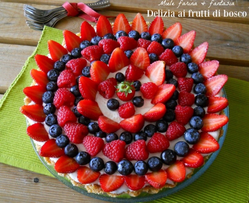 Berry Delight. No-Bake Dessert