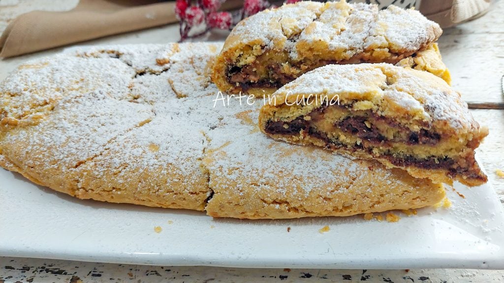 BIG SHORTBREAD COOKIE with NUTELLA and mascarpone