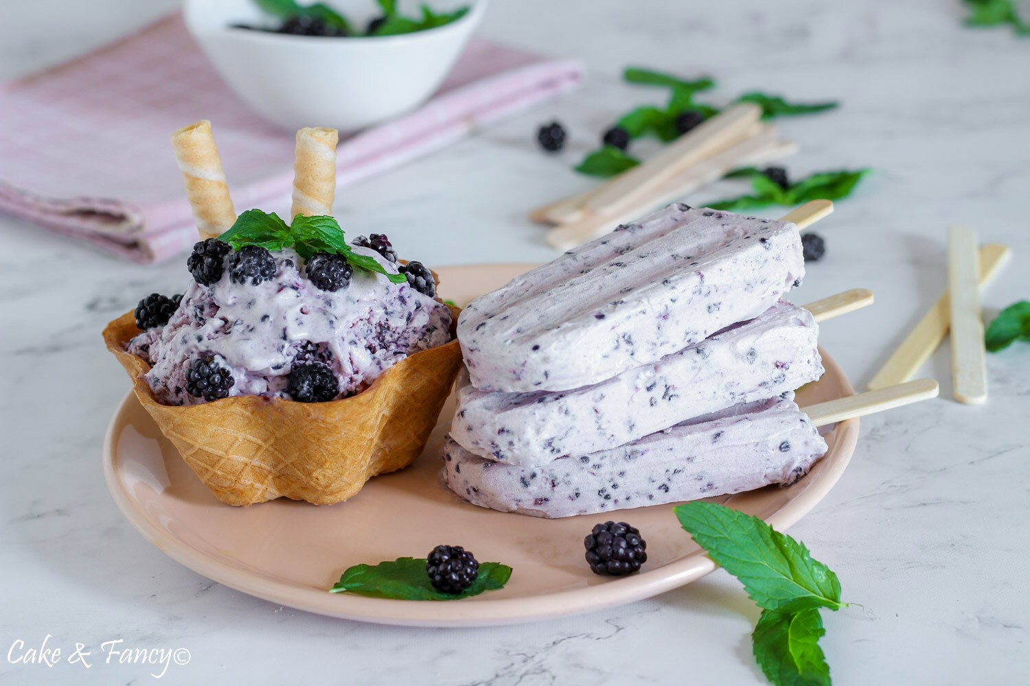 Blackberry Ice Cream