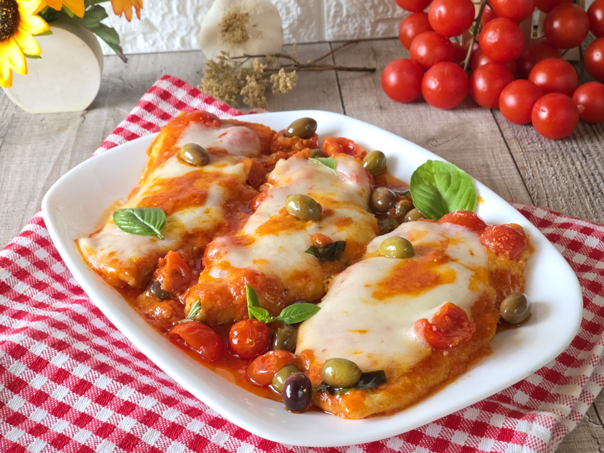 Turkey Slices Pizzaiola