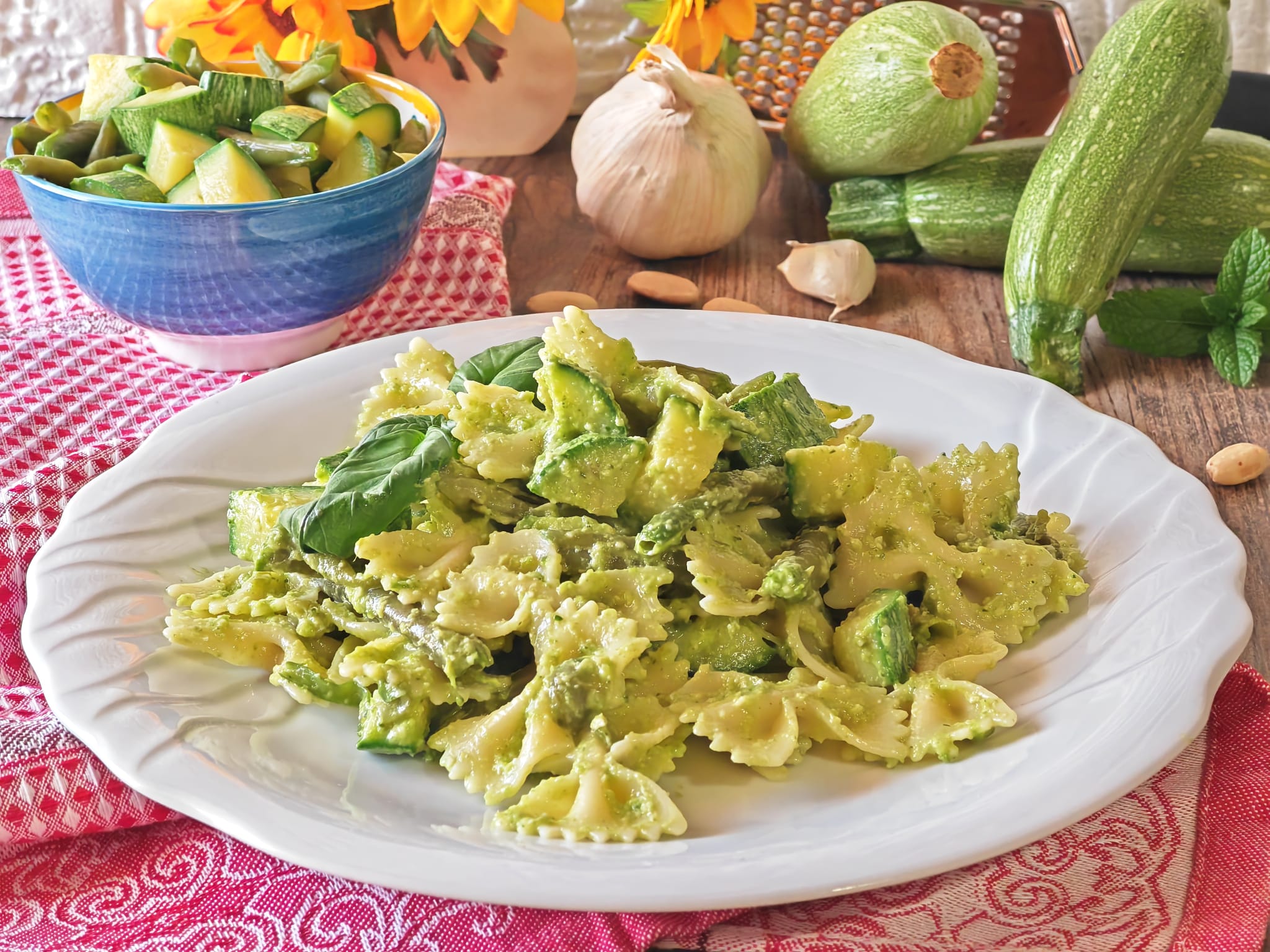 Zucchini Pesto Pasta