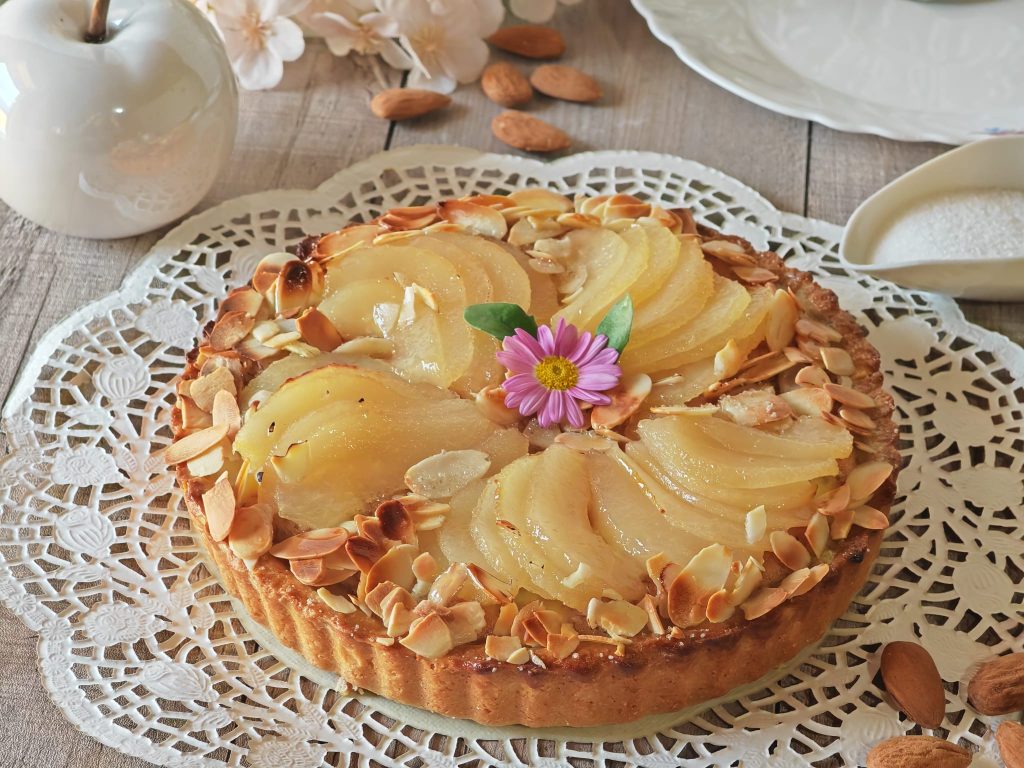 Tart with Almonds and Pears