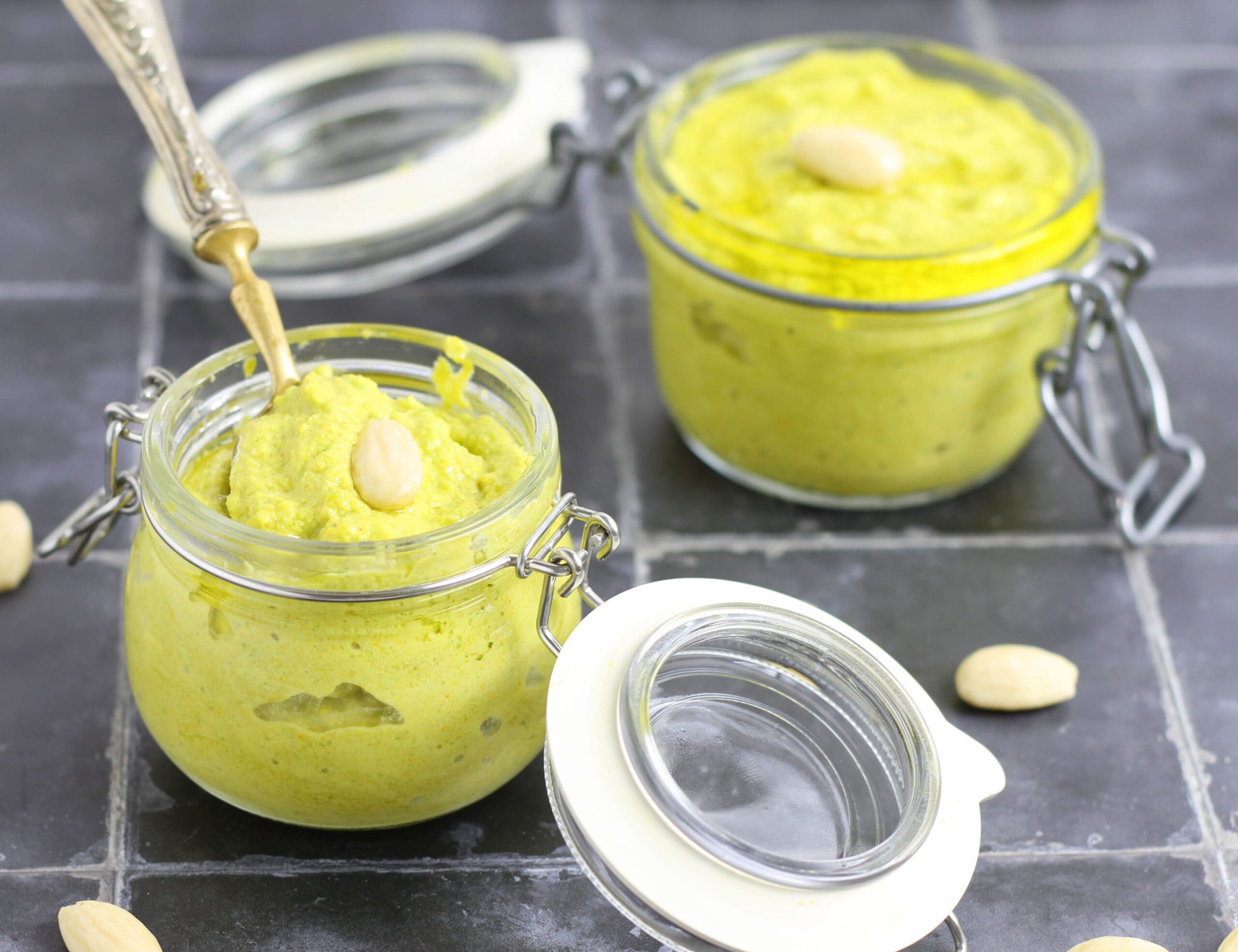 Raw Zucchini Blossom Pesto
