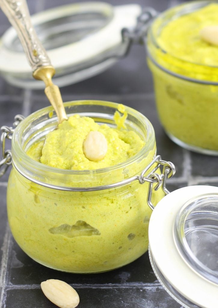 Raw Zucchini Blossom Pesto