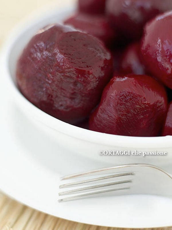 boiled or steamed red beet