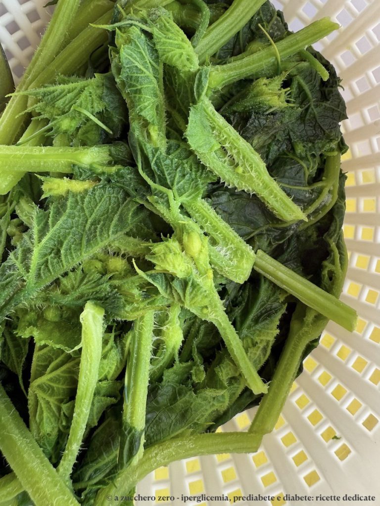 boiled tender greens
