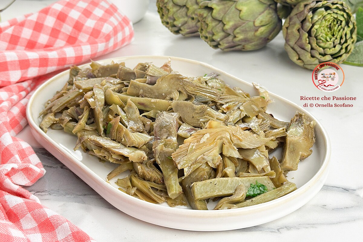 Braised Artichokes in the Pan