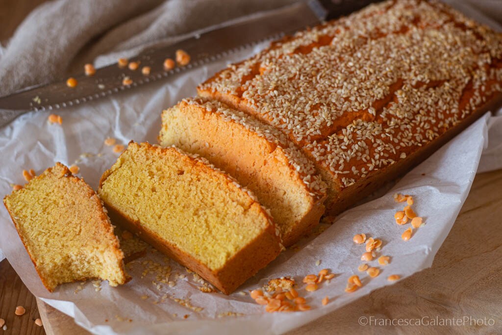 Quick Flourless Red Lentil Bread