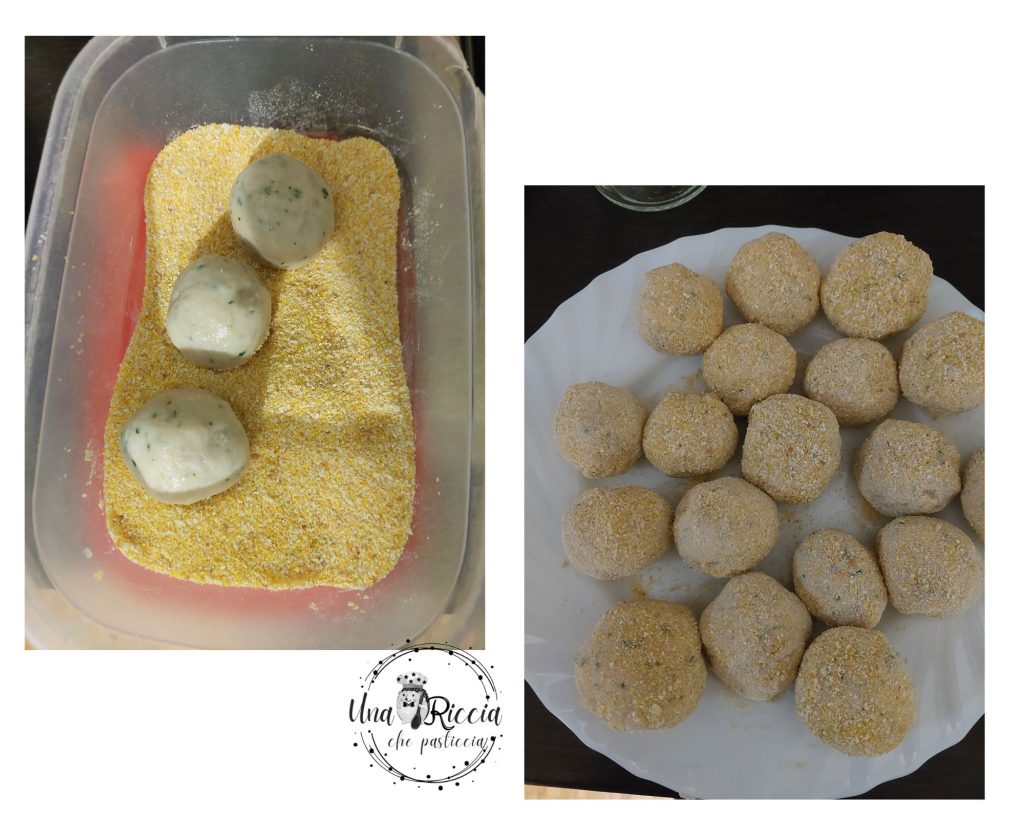 breaded mini cannellini bean burgers