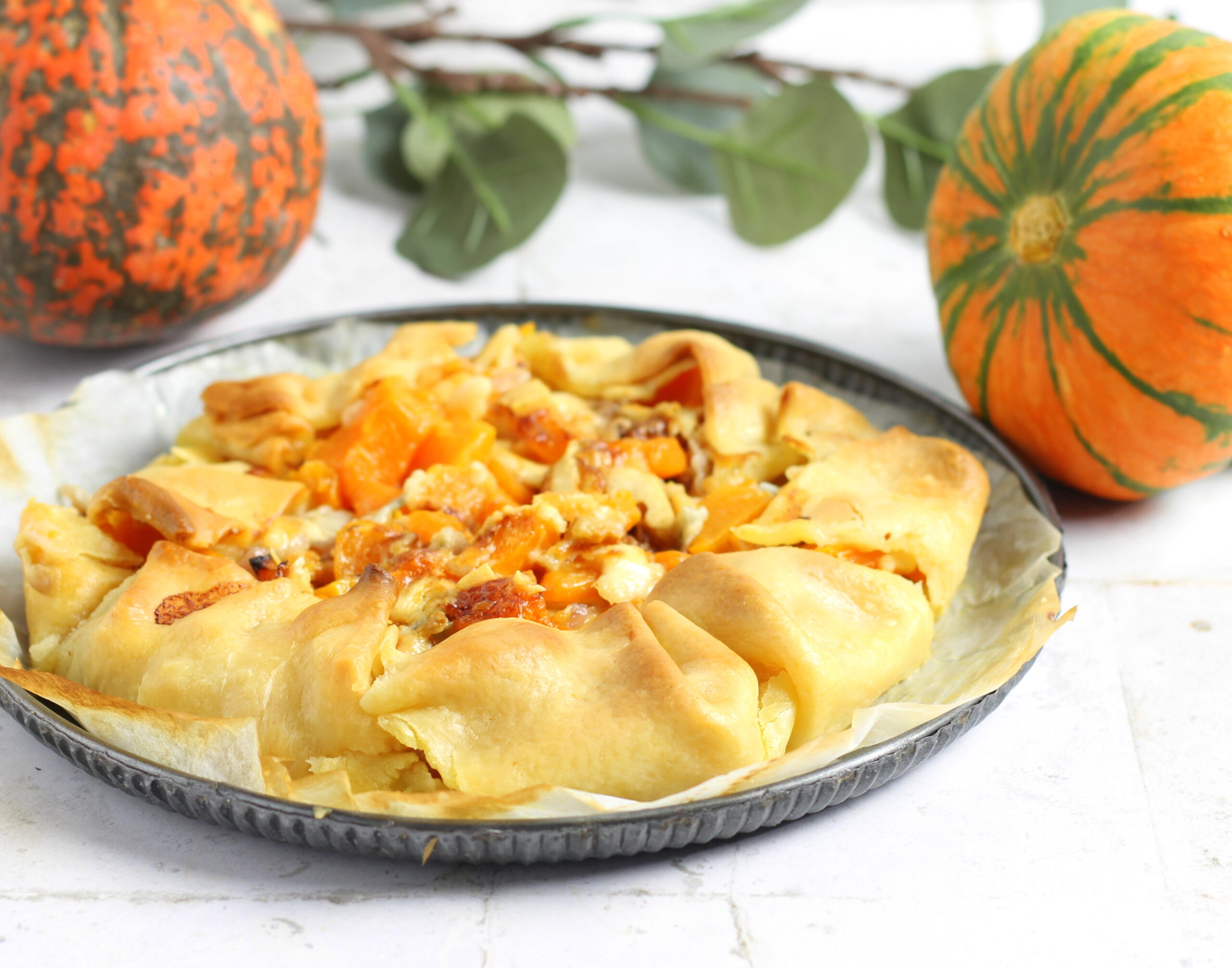 Shortcrust Pastry with Pumpkin and Gorgonzola