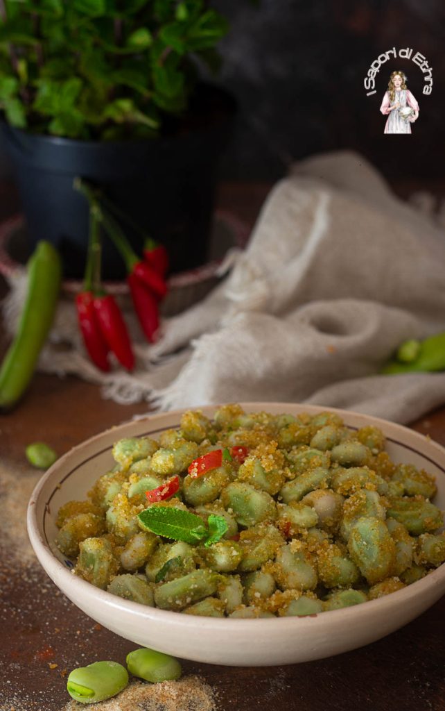 Fresh Broad Beans alla Poverella / Apulian Side Dish