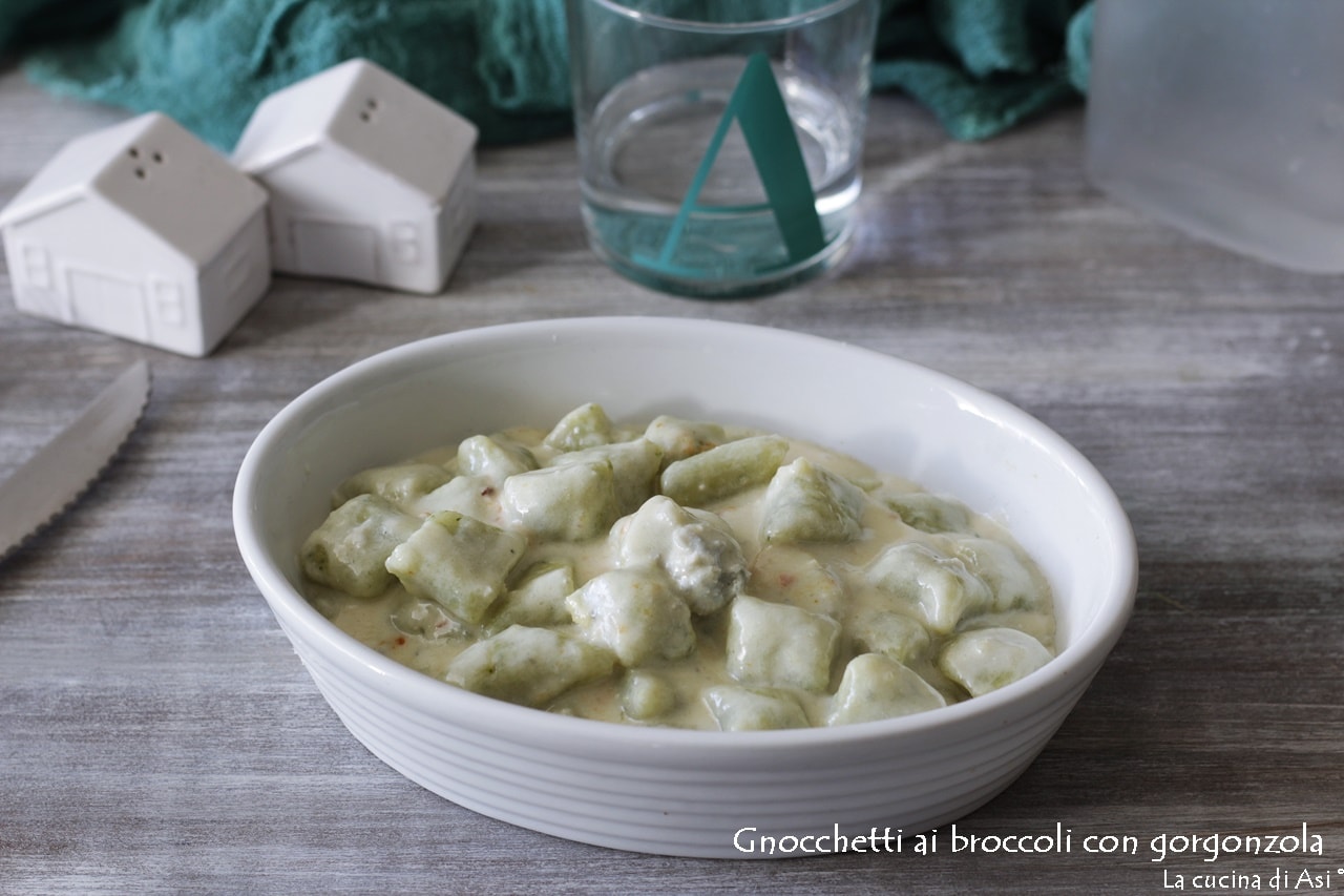 BROCCOLI GNOCCHETTI WITH GORGONZOLA