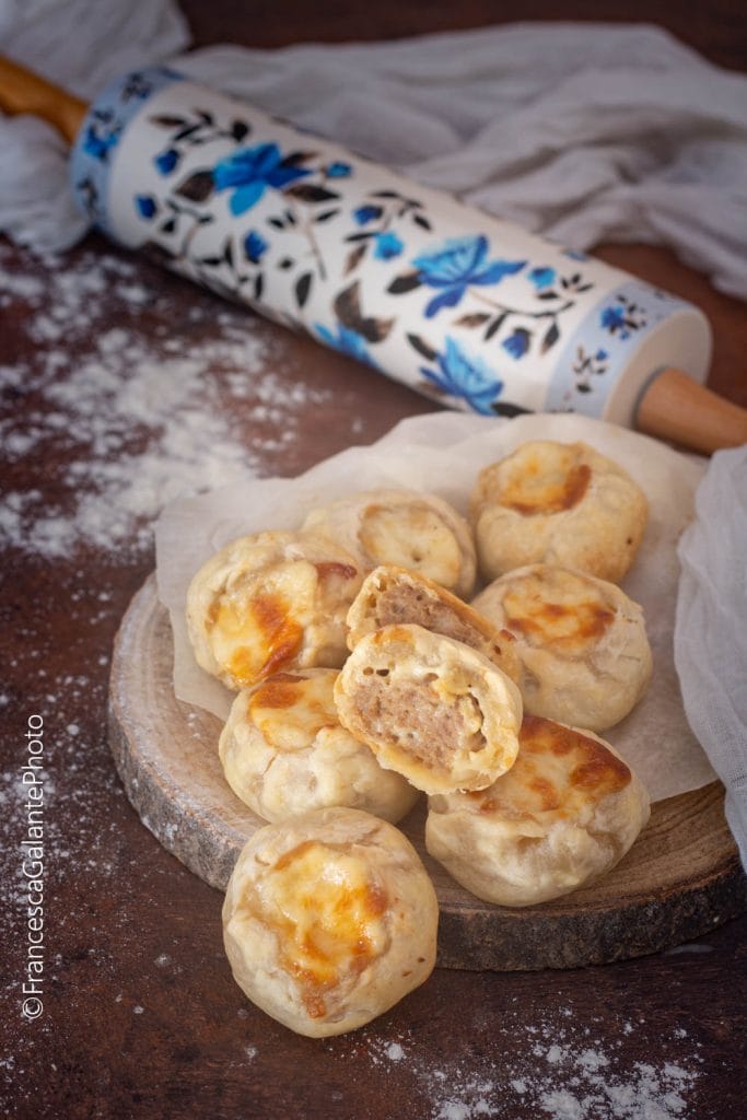 Crazy Dough Stuffed with Meatball Filling