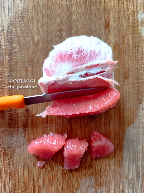 peeling grapefruit