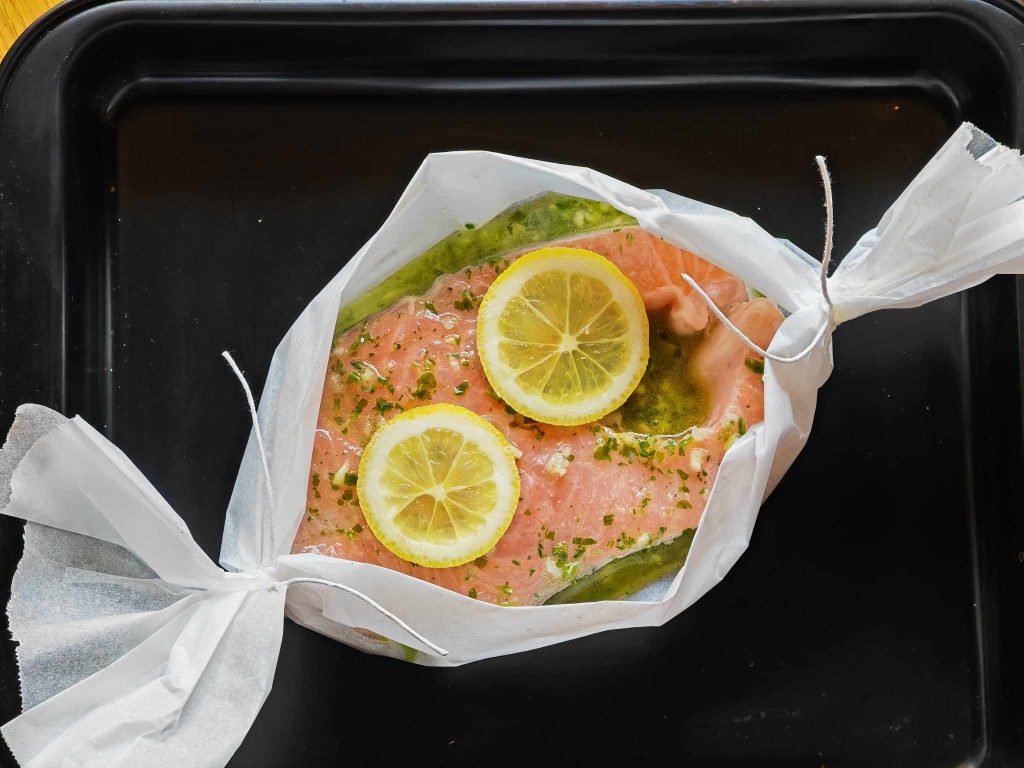 Salmon en Papillote