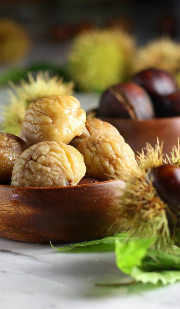 Boiled Chestnuts in Pressure Cooker