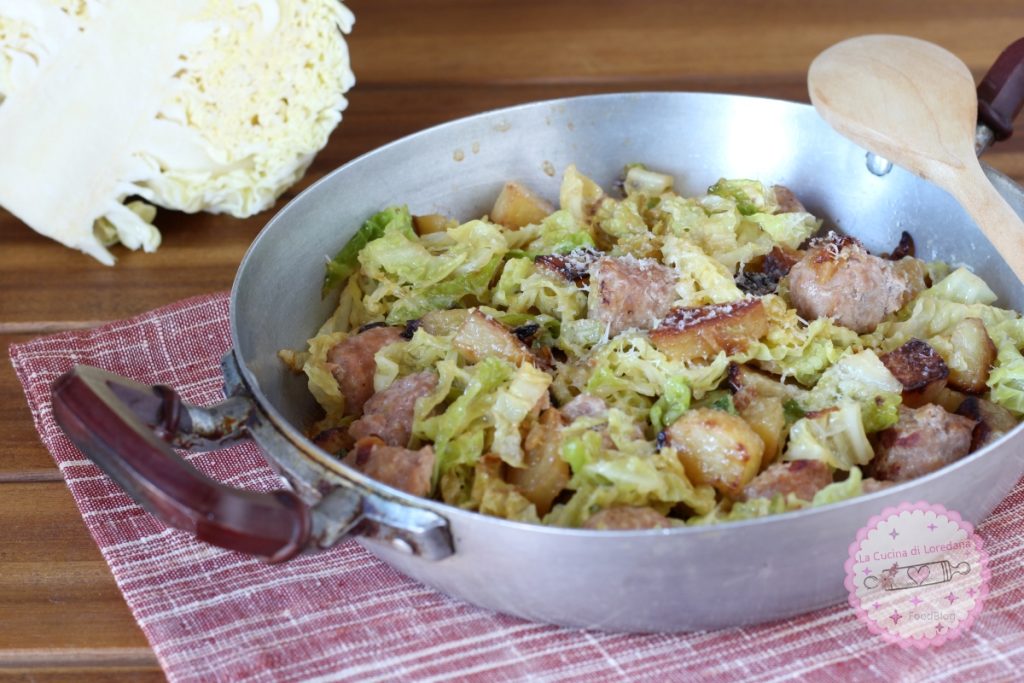 cabbage potatoes and sausage