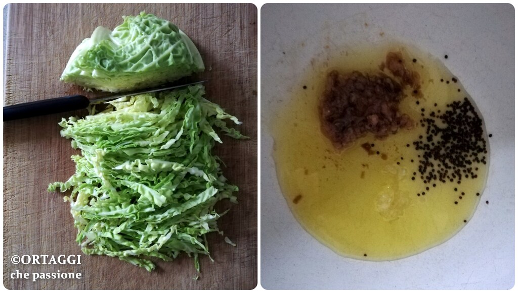 cabbage salad with raw anchovies