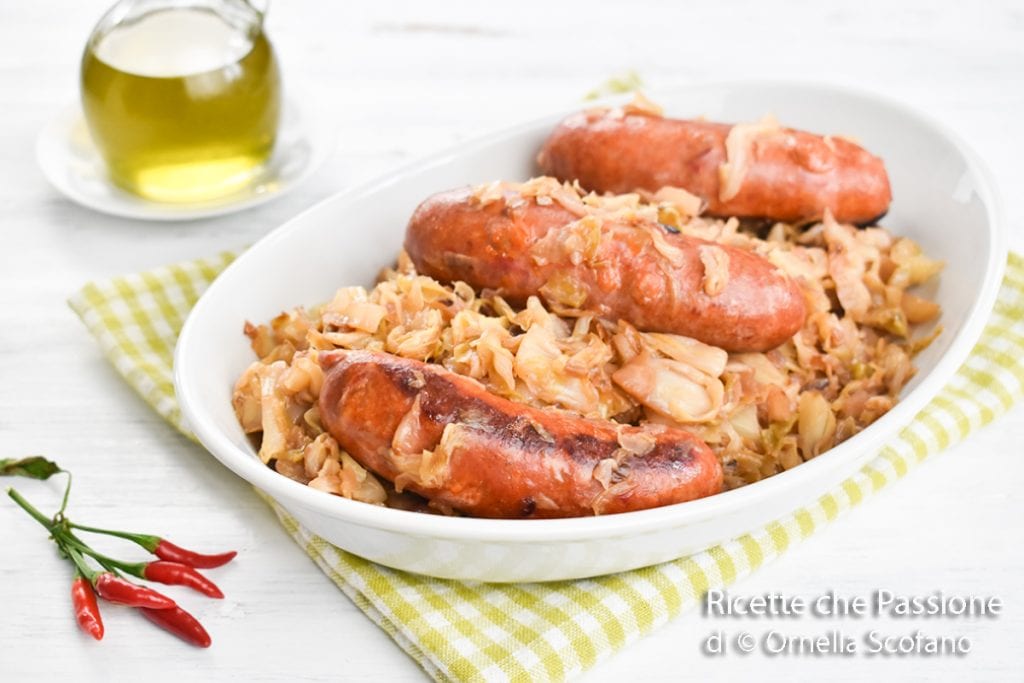 Sausage with cabbage recipe
