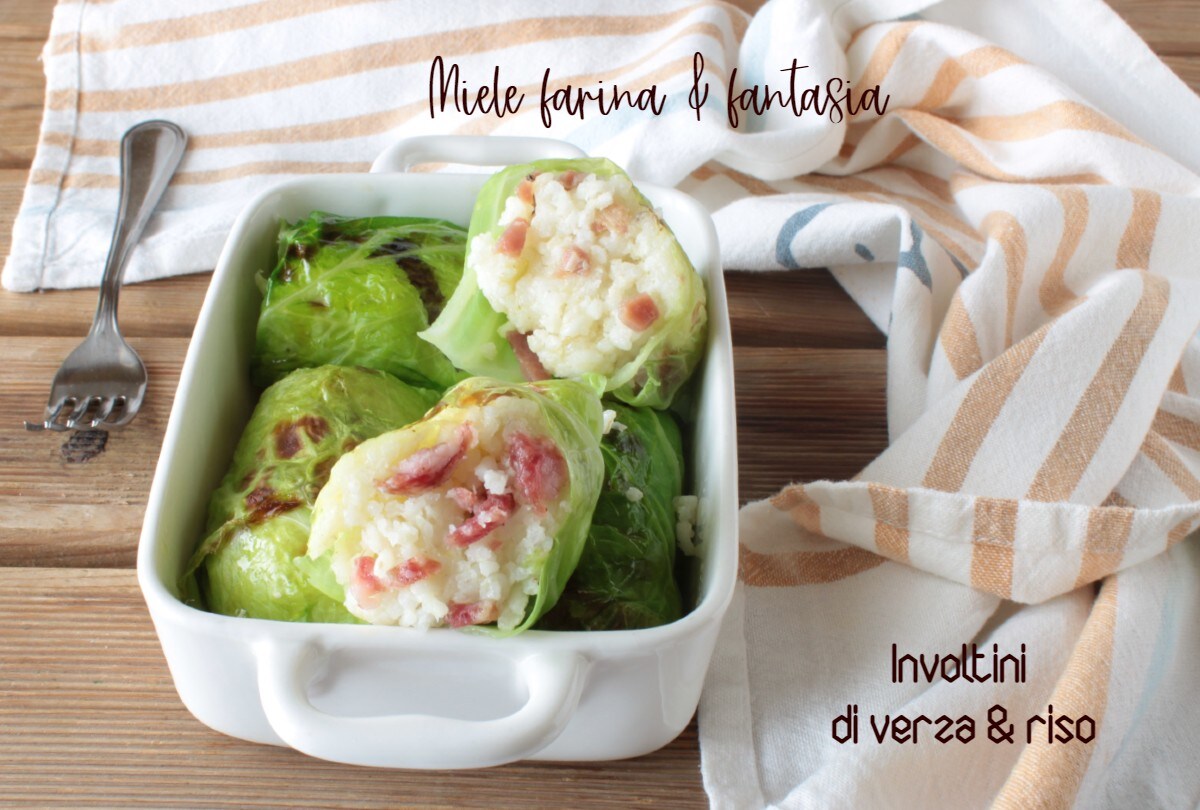 Cabbage Rolls Stuffed with Rice and Speck