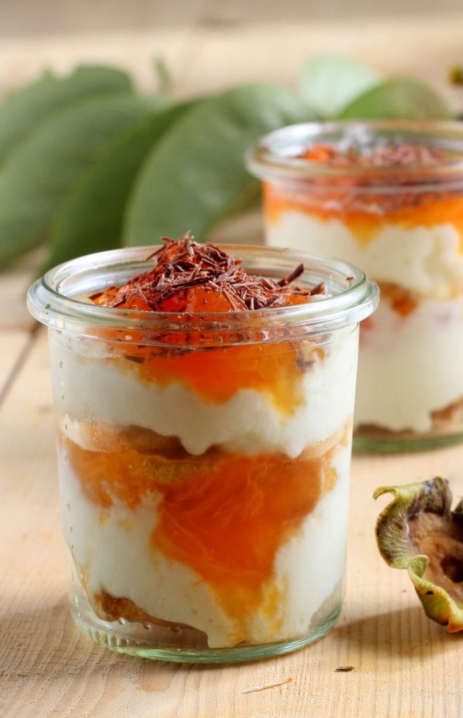 Persimmon, Chocolate and Cinnamon Tiramisu