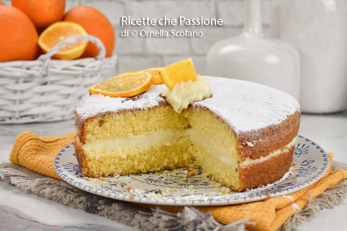 Cake with Orange Cream