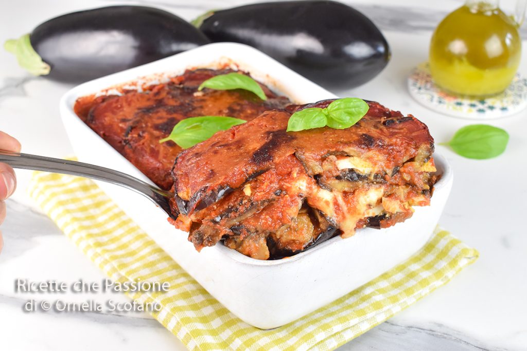 light calabrian style eggplant parmesan recipe