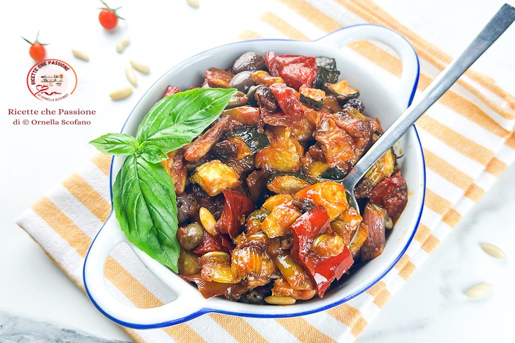 Sicilian caponata recipe alla catanese