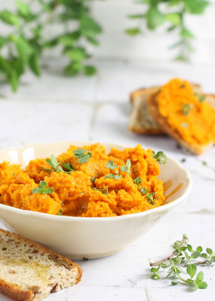 Cream of Carrots, Cashews, and Marjoram