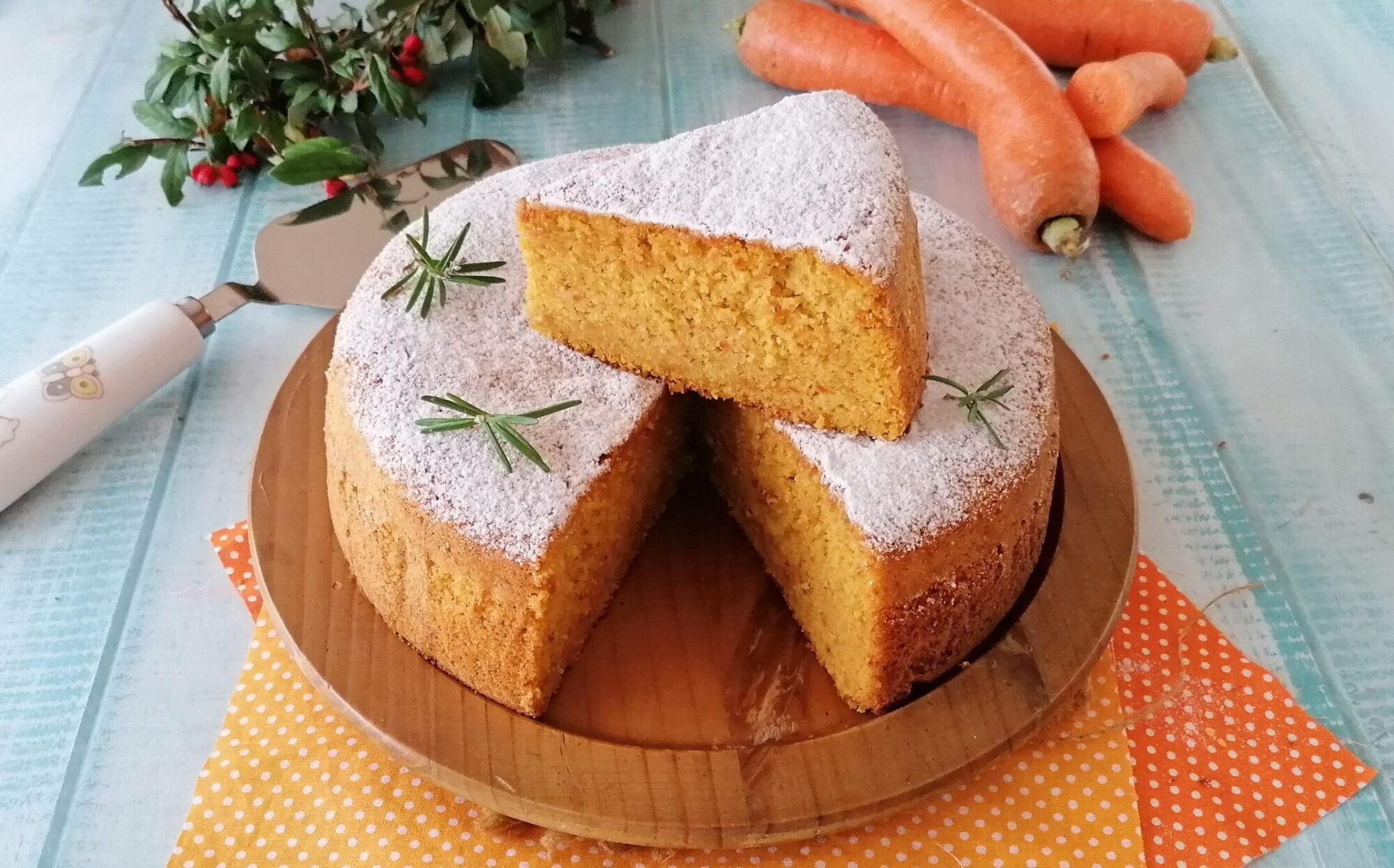CARROT AND HAZELNUT CAKE WITHOUT OIL, BUTTER, AND MILK