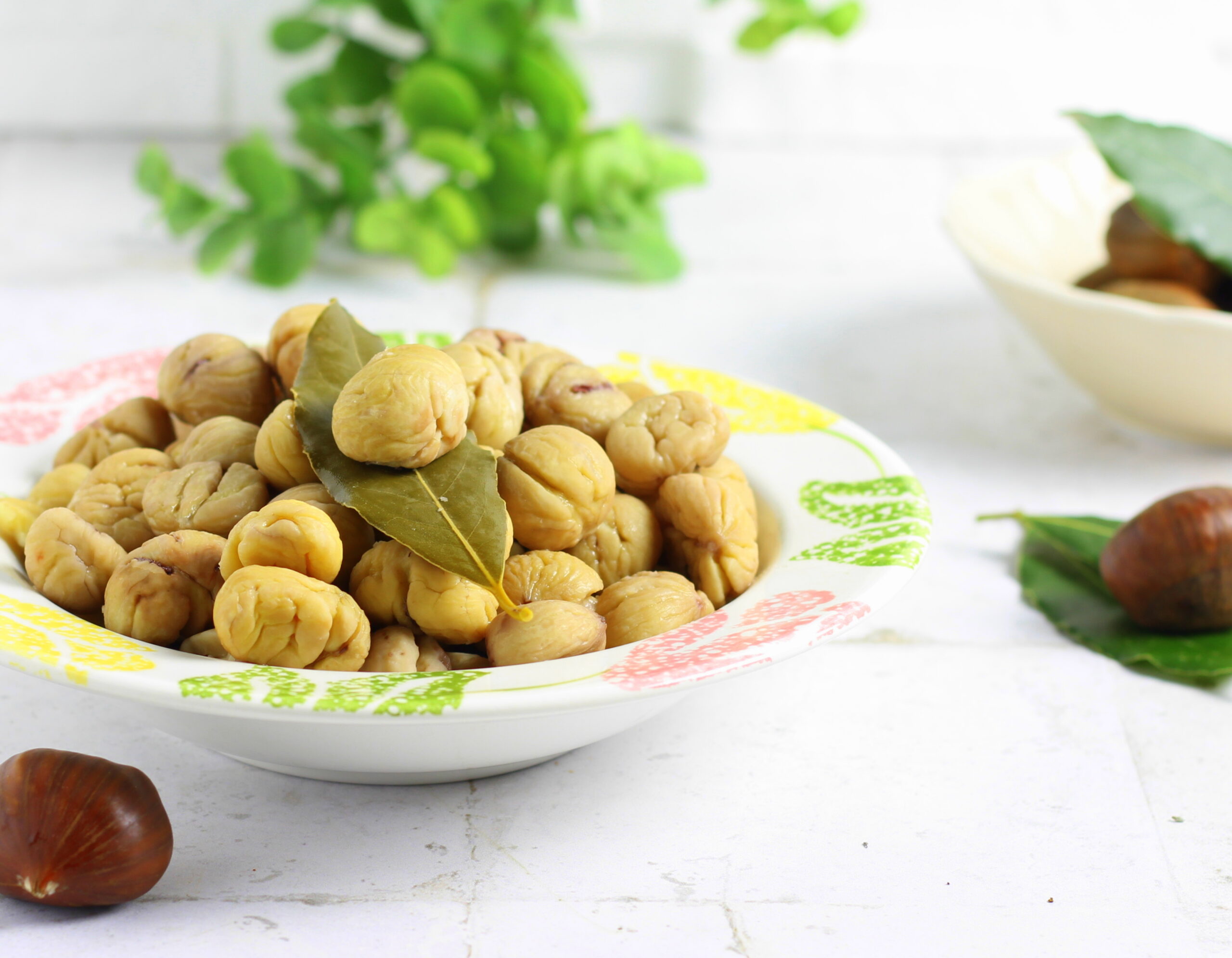 Boiled Dried Chestnuts in Pressure Cooker