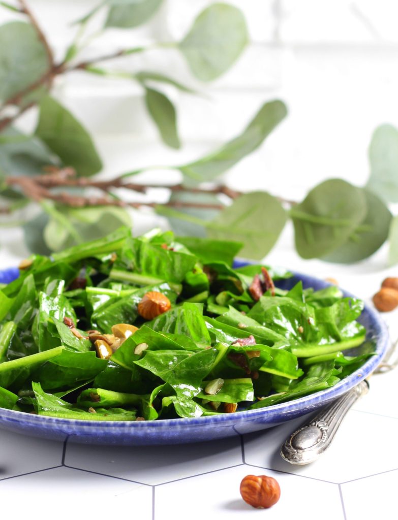 Catalonian Chicory with Hazelnuts and Olives