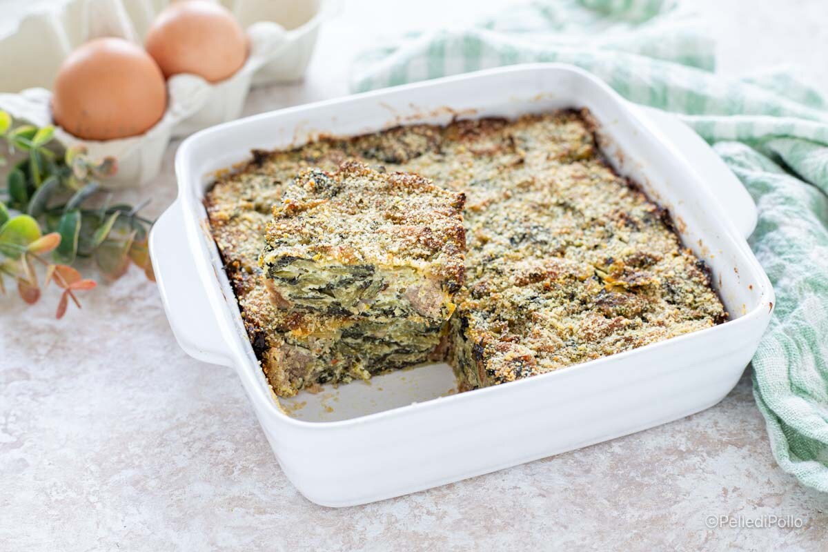 Chard and Ricotta Pie with Stale Bread