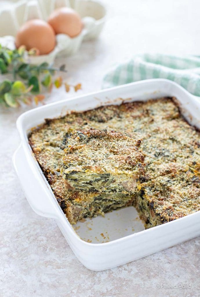 chard and ricotta pie