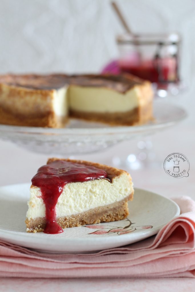 slice of cheesecake cooked in air fryer