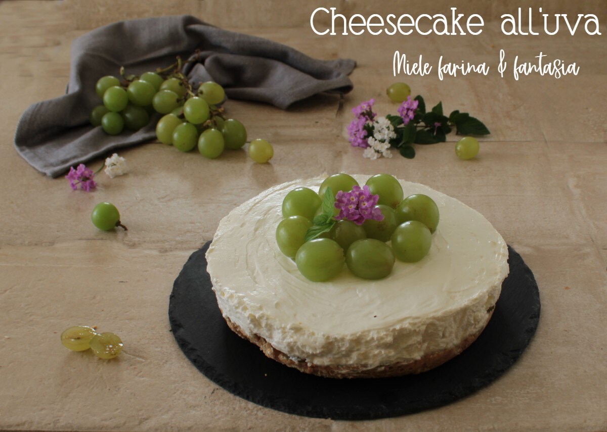 Cold Grape Cheesecake